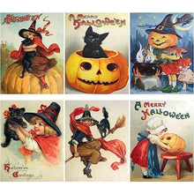 Load image into Gallery viewer, Vintage Halloween Postcard ( 24 pcs )