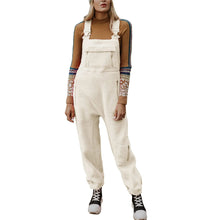 Load image into Gallery viewer, Women's Fleece Warm Loose Casual Jumpsuits