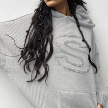 Load image into Gallery viewer, Embossing Knitting Hoodies