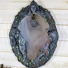 Load image into Gallery viewer, Triple Goddess Wall Hanging Mirror