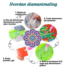 Load image into Gallery viewer, Diamantkunst Coasters Diamond Painting Coasters (Mandala)
