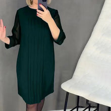 Load image into Gallery viewer, Straight Dress With Medium Length Sleeves