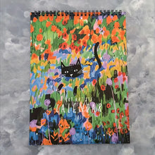 Load image into Gallery viewer, 2025 Cat Art Wall Calendar with Thematic Illustrations