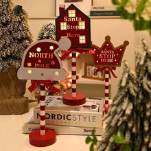 Load image into Gallery viewer, Christmas Street Sign Decoration Lights