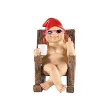 Load image into Gallery viewer, Rampete hagetomte morsom statue