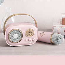 Load image into Gallery viewer, Mini Karaoke-maskin med trådløs mikrofon