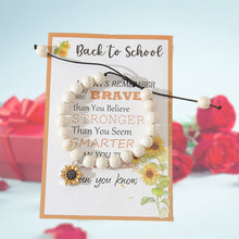 Load image into Gallery viewer, Sunflower Back to School Bracelet