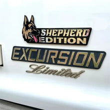 Load image into Gallery viewer, Dog Car Badge Laser Cutting Car Emblem