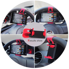 Load image into Gallery viewer, Hirundo Car Steering Universal Mount Phone Holder Stand