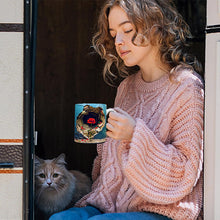 Load image into Gallery viewer, 3D Effect Bookshelf Coffee Mug