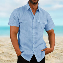 Load image into Gallery viewer, Stretch Short Sleeve Shirt with Pockets