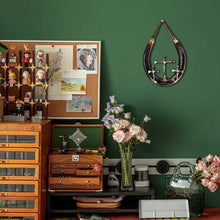 Load image into Gallery viewer, Horseshoe Nail Cross Wall Decoration