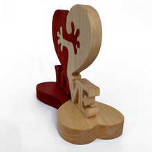 Load image into Gallery viewer, Wooden Love Hearts