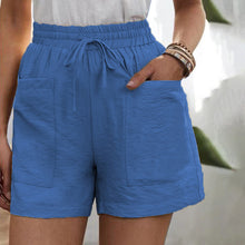Load image into Gallery viewer, Solid Two Pockets Loose Casual Short Pants