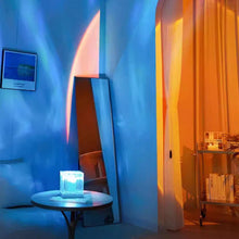 Load image into Gallery viewer, Flame Northern Lights Rotating Mood Light