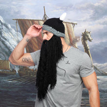 Load image into Gallery viewer, Knitted Viking Beard Hat