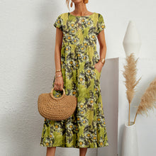 Load image into Gallery viewer, Ladies Loose Printed Summer Dress