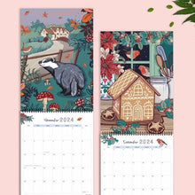 Load image into Gallery viewer, 2024 Wall Calendar of Nature and Wildlife Art