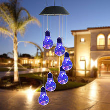 Load image into Gallery viewer, Solar-Powered LED Wind Chime Light