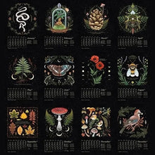 Load image into Gallery viewer, 2022/2023/2024 Dark Forest Lunar Calendar