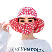 Load image into Gallery viewer, Sun Protection Mask Hat