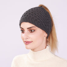 Load image into Gallery viewer, Hollow Out Ponytail Women Beanie