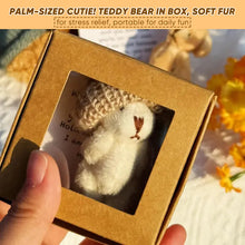 Load image into Gallery viewer, Handmade Mini Plush Teddy Bear in Box