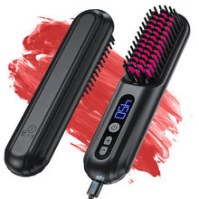 Load image into Gallery viewer, Cordless Hair Straightener Brush