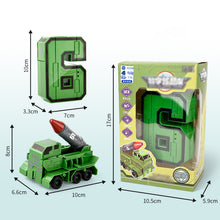 Load image into Gallery viewer, Toy Deformation Number Transform Robot