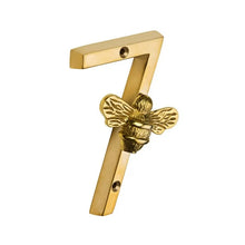 Load image into Gallery viewer, Bee House Number Sign
