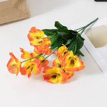 Load image into Gallery viewer, Outdoor Artificial Pansy Flowers
