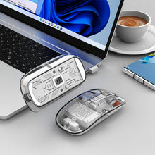 Load image into Gallery viewer, Wireless Bluetooth Transparent Mouse