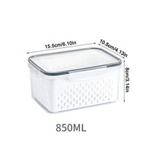 Load image into Gallery viewer, Food Storage Containers for Fridge with Removable Colander