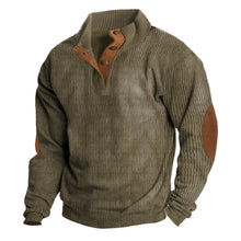 Load image into Gallery viewer, Men's Corduroy Casual Stand Collar Sweatshirts