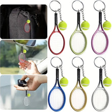 Load image into Gallery viewer, Mini Tennis Racket Keychain