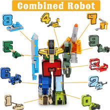 Load image into Gallery viewer, Toy Deformation Number Transform Robot