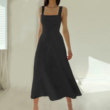 Load image into Gallery viewer, New Women's Thick Straps Midi Dress