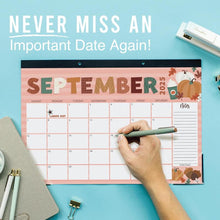 Load image into Gallery viewer, Doodle Typography Large Desk Calendar