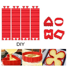 Load image into Gallery viewer, Hirundo DIY Nonstick Silicone Cake Mold Kitchen Baking Mould Tools