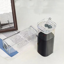 Load image into Gallery viewer, Square Drinking Cup with Lid &amp; Straw