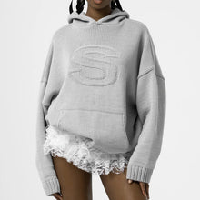 Load image into Gallery viewer, Embossing Knitting Hoodies
