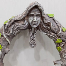 Load image into Gallery viewer, Triple Goddess Wall Hanging Mirror