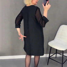 Load image into Gallery viewer, Straight Dress With Medium Length Sleeves