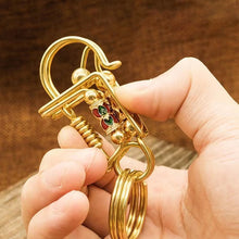 Load image into Gallery viewer, Stainless Brass Keychain