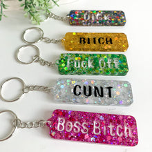 Load image into Gallery viewer, Swear Word Keychain