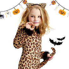 Load image into Gallery viewer, Leopard Cat Ears Headband