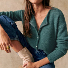 Load image into Gallery viewer, Button Super Soft Kint Cardigan