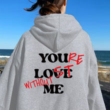 Load image into Gallery viewer, Plain Sweatshirt With Letter Print