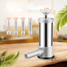 Load image into Gallery viewer, Sausage Stuffer with 4 Different Sizes Stuffing Tubes