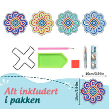 Load image into Gallery viewer, Diamantkunst Coasters Diamond Painting Coasters (Mandala)